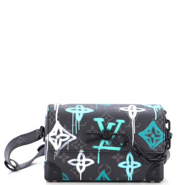 Louis Vuitton Steamer Wearable Wallet Graffiti Monogram Eclipse Canvas