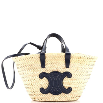 Celine Triomphe Basket Shoulder Bag Teen