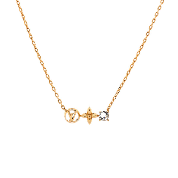 Louis Vuitton Petit Louis Necklace Metal Gold 21348478