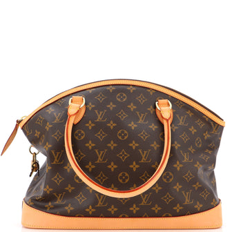 Louis Vuitton Lockit Handbag Monogram Canvas Horizontal