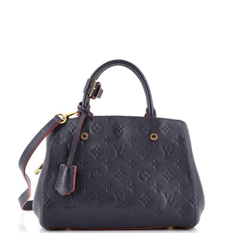 Louis Vuitton Montaigne Handbag Monogram Empreinte Leather BB