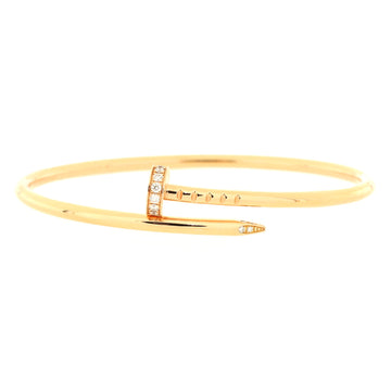 Cartier Juste un Clou Bracelet 18K Rose Gold with Diamonds Small