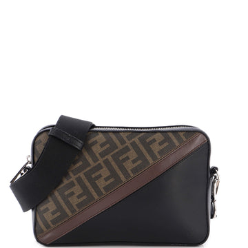 Fendi Camera Case Bag Zucca Coated Canvas and Leather Small