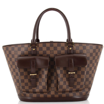 Louis Vuitton Manosque Handbag Damier GM
