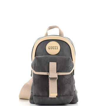 Gucci Off The Grid Single Pocket Backpack GG Econyl Mini