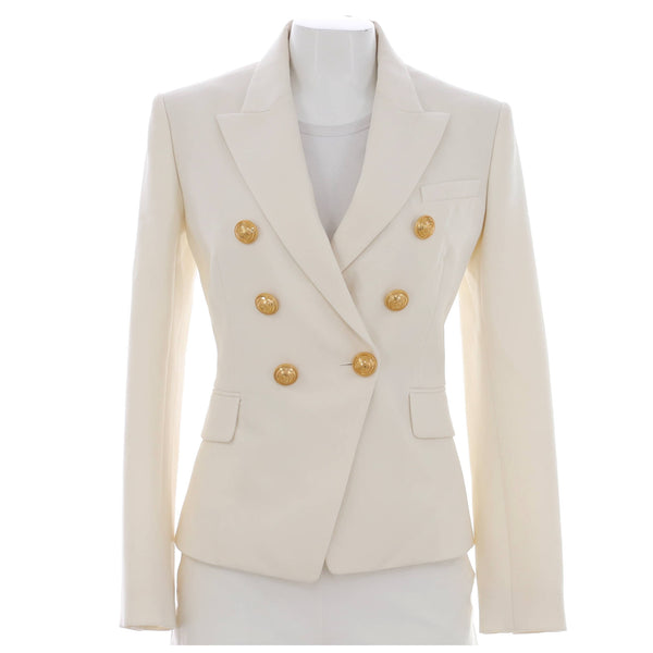 Balmain スリーピース セット ② トップス　FR 34サイズ Balmain Women's Double Breasted Blazer Wool 213534