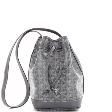 Goyard Petit Flot Bucket Bag Coated Canvas PM