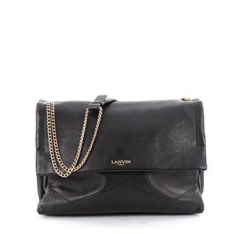 Lanvin Sugar Flap Shoulder Bag Quilted Leather Medium 2135701