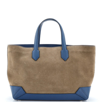 Hermes Maxibox Cabas Doblis Suede with Epsom 30