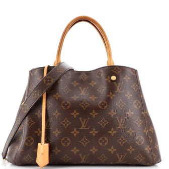 Louis Vuitton Montaigne Handbag Monogram Canvas MM