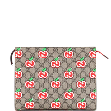Gucci Toiletry Pouch Printed GG Coated Canvas Large