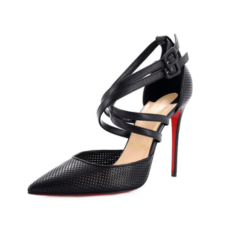Christian Louboutin Women's Victorilla Pumps Perforated Leather 100