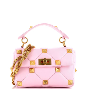 Valentino Garavani Roman Stud Flap Bag Quilted Leather Medium