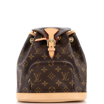 Louis Vuitton Vintage Montsouris Backpack Monogram Canvas PM