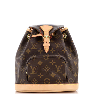 Louis Vuitton Vintage Montsouris Backpack Monogram Canvas PM