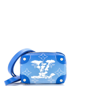 Louis Vuitton Soft Trunk Necklace Wallet Limited Edition Monogram Clouds