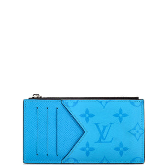 Louis Vuitton Coin Card Holder Monogram Taigarama
