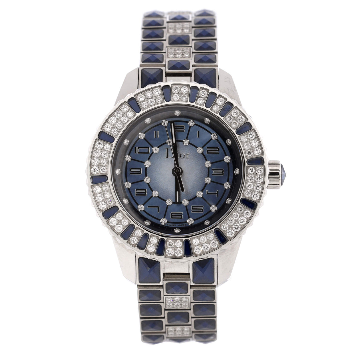Christian Dior Christal Automatic Watch Stainless Steel And Sapphire