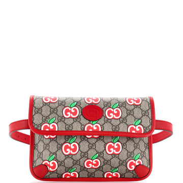 Gucci Flap Belt Bag Printed GG Coated Canvas