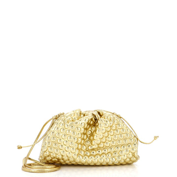 Bottega Veneta The Pouch Bubble Wrap Textured Leather Mini