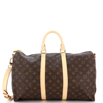 Louis Vuitton Keepall Bandouliere Bag Monogram Canvas 45
