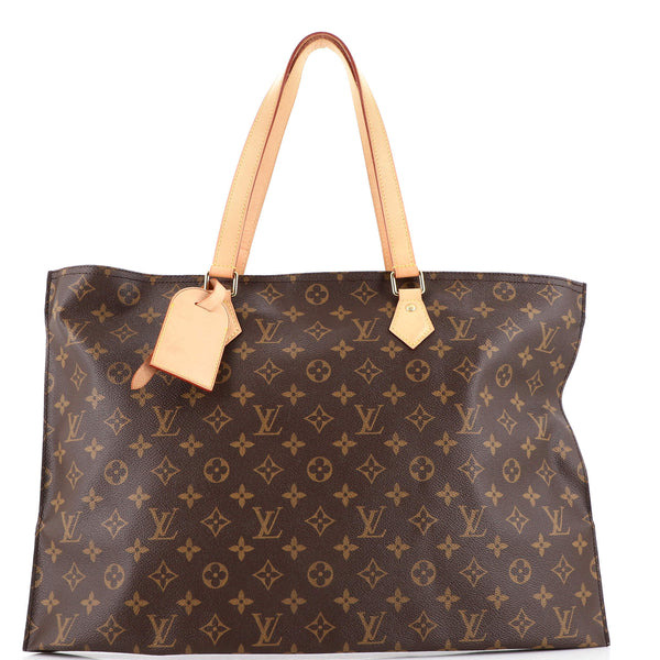 Louis Vuitton All in Handbag Monogram Canvas mm Brown
