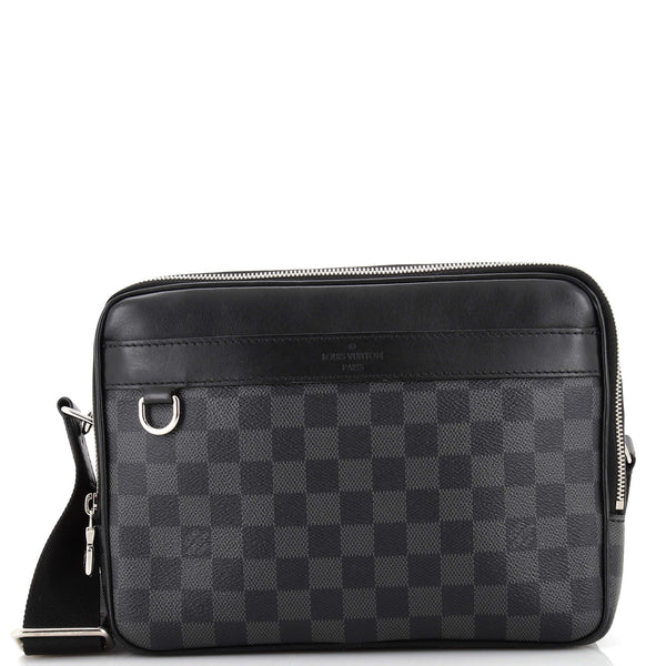Louis Vuitton Trocadero NM Messenger Damier Graphite PM Black 827761