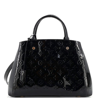 Louis Vuitton Montaigne Handbag Monogram Vernis MM