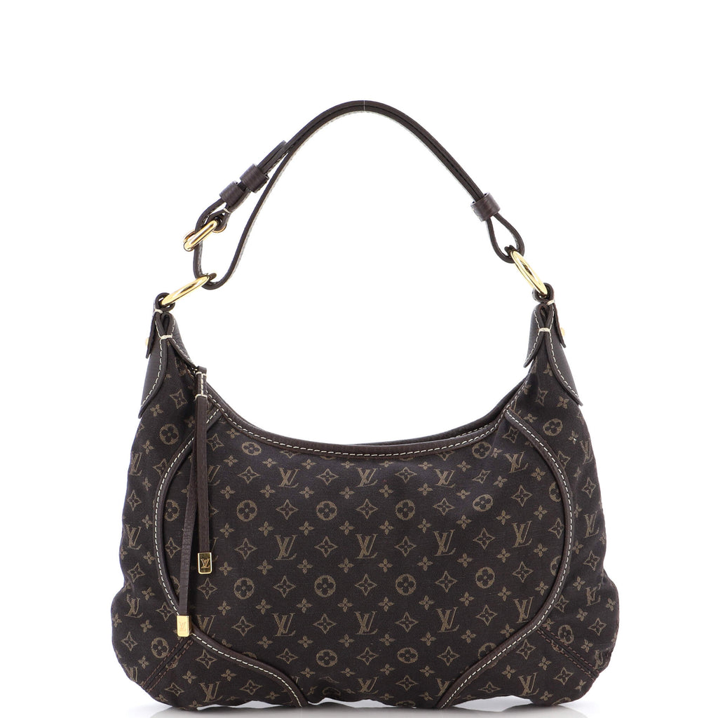 Louis Vuitton Manon Handbag Mini Lin PM Brown 213721213