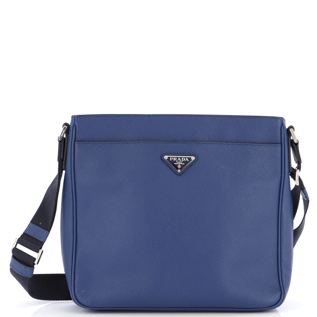 Prada navy messenger bag Clearance