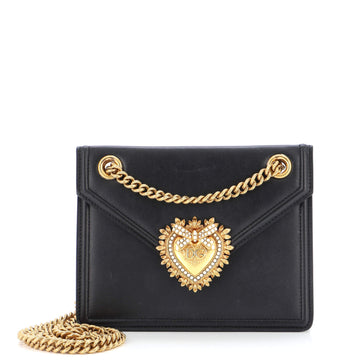 Dolce & Gabbana Devotion Crossbody Bag Leather Small