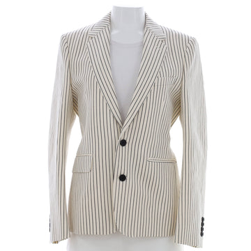 Celine Women's Rectangle Blazer Jacket Striped Wool