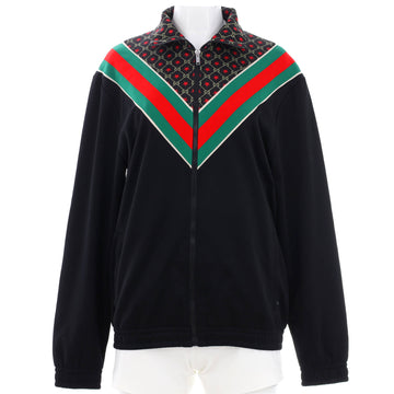 Gucci Zip Track Jacket GG Polyester and Cotton Blend