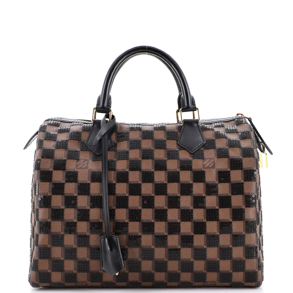 Pre-Owned LV Speedy Damier Paillettes 30 213721/238