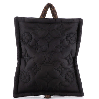 Louis Vuitton LV Pillow Backpack Black in Econyl/Coated Canvas