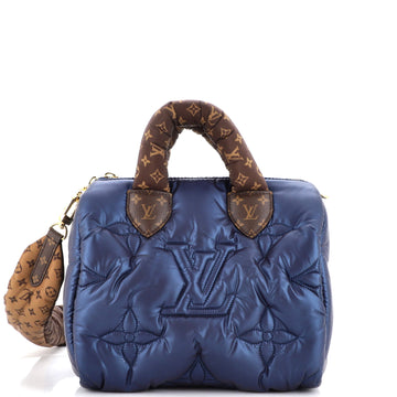 Louis Vuitton Speedy Bandouliere Bag Monogram Quilted Econyl Nylon 25