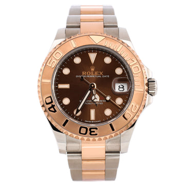 Rolex Oyster Perpetual Yacht-Master Automatic Watch Stainless Steel and Rose Gold 37