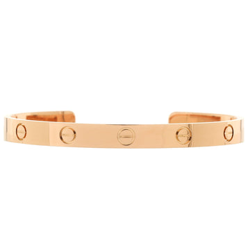 Cartier Love Cuff Bracelet 18K Rose Gold