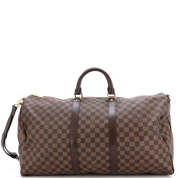 Louis Vuitton Keepall Bandouliere Bag Damier 55