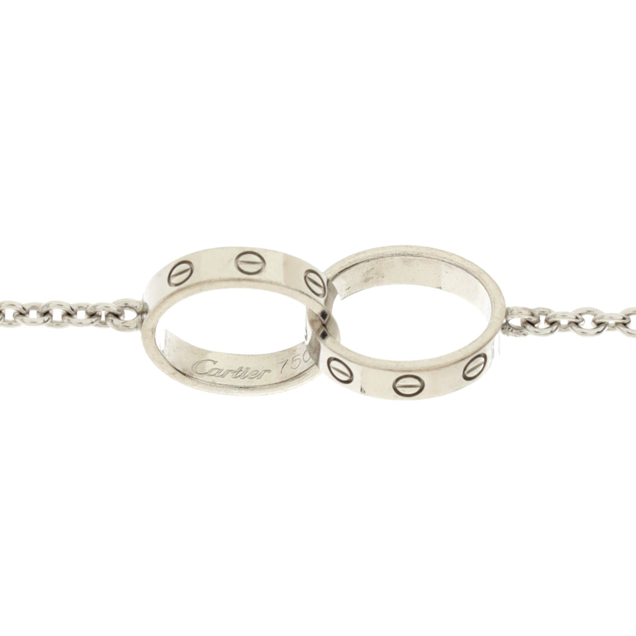 Cartier Love Interlocking Bracelet 18K White Gold White gold 213721342