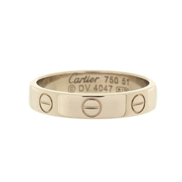 Cartier Love Wedding Band Ring 18K White Gold