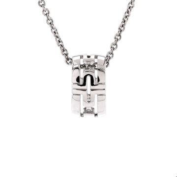 Bvlgari Parentesi Pendant Necklace 18K White Gold