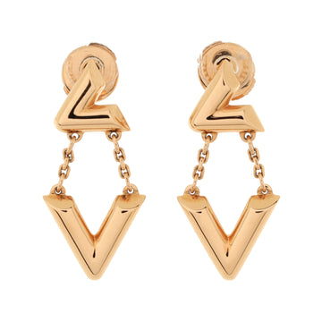 Louis Vuitton LV Volt Upside Down Earrings 18K Rose Gold