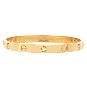 Cartier Love 6 Diamond Bracelet 18K Yellow Gold and Diamonds
