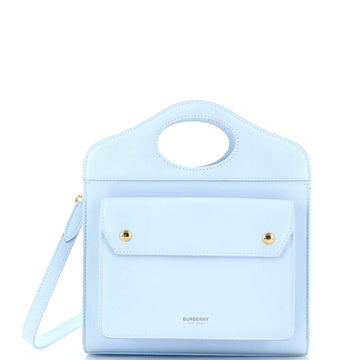 Burberry Pocket Tote Leather Mini