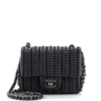 Chanel Crochet Flap Bag Lambskin Small