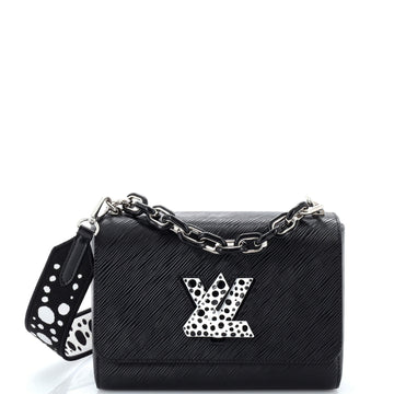 Louis Vuitton Twist Handbag Epi Leather with Yayoi Kusama Infinity Dots Detail MM
