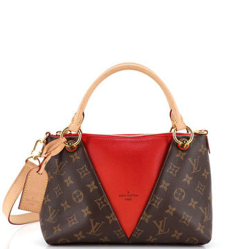 Louis Vuitton V Tote Monogram Canvas and Leather BB