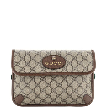 Gucci Neo Vintage Flap Belt Bag GG Coated Canvas
