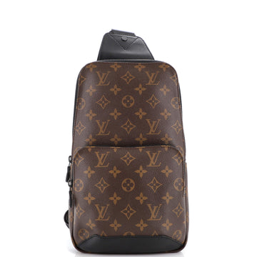Louis Vuitton Avenue Sling Bag Macassar Monogram Canvas